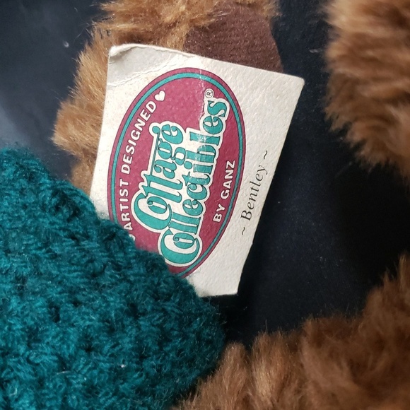 Ganz Cottage Collectibles NWT "Bentley" Teddy Bear in Green Sweater - Picture 2 of 6